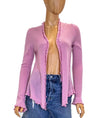 Neiman Marcus Clothing Medium Open Cashmere Cardigan