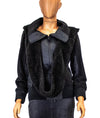 Nicholas K Clothing Medium Black Hooded Jacket