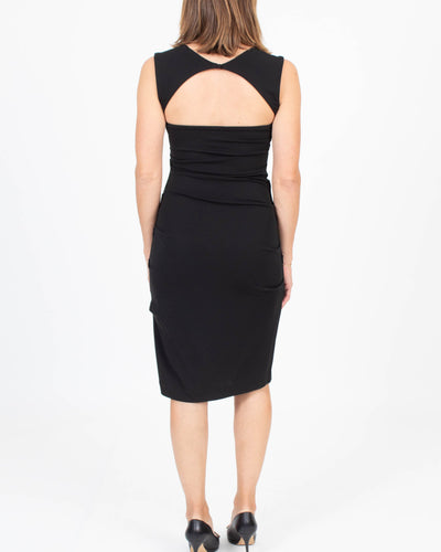Nicole Miller Clothing Large Stretch Black Dress