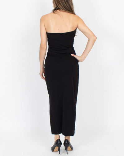 Nicole Miller Clothing Medium | US 8 Black Stretch Halter Dress
