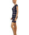 Nightcap Clothing Small Navy Lace Bodycon Dress