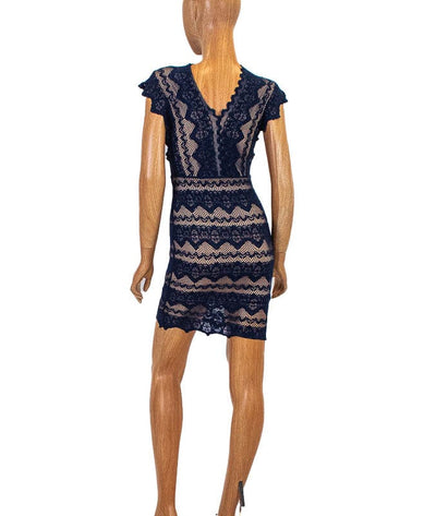 Nightcap Clothing Small Navy Lace Bodycon Dress