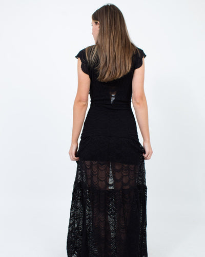 Nightcap Clothing XS Lace Maxi Dress