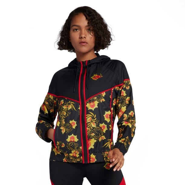 Sportswear Floral Jacket - The Revury