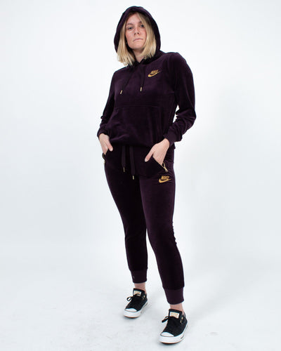 Nike Clothing Small Velour Pant Set