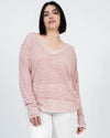 Nili Lotan Clothing Large Striped Lightweight Sweater