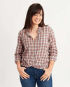 Nili Lotan Clothing Medium Plaid Button Down