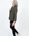 Nili Lotan Clothing Medium "Wren" Patch Pocket Military Style Jacket
