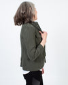 Nili Lotan Clothing Medium "Wren" Patch Pocket Military Style Jacket