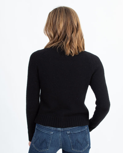 Nili Lotan Clothing Small Cashmere Pullover Turtleneck Sweater