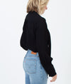 Nili Lotan Clothing Small Long Sleeve Poet Neck Silk Top