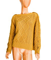 Nili Lotan Clothing XS Cable Knit Sweater with Button Details