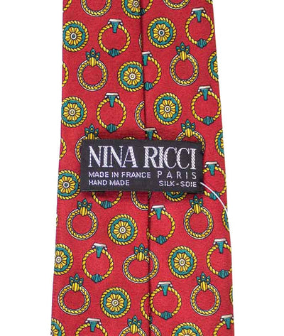 Nina Ricci Accessories One Size Silk Printed Tie