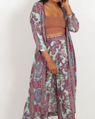 Novella Royale Clothing Small Printed "Bianca" Robe