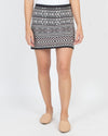 Odd Molly Clothing Small Cotton Knit Printed Skirt