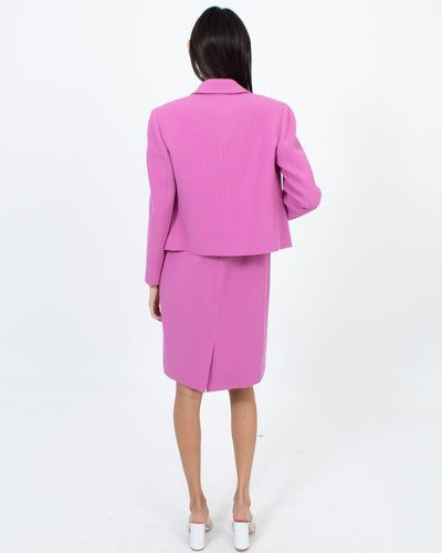 Oscar de la Renta Clothing XS | US 2P V-Neck Dress Jacket Set