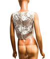 OTADUY Clothing Medium | US 8 I FR 40 Sheer Lace Top with Button Closures
