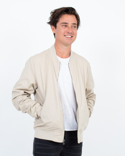 Paige Clothing Medium Beige Bomber Jacket