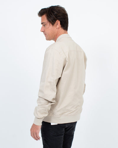 Paige Clothing Medium Beige Bomber Jacket