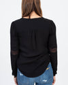 Paige Clothing Small Silk Long Sleeve Blouse