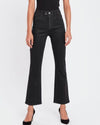 Paige Clothing Small | US 26 "Claudine" Coated Ankle Flare Jeans