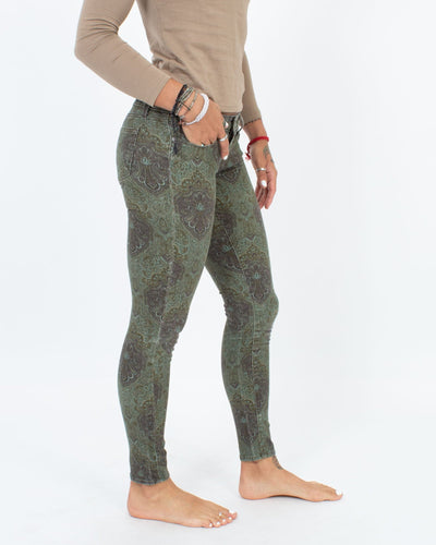 Paige Clothing XS | US 24 Printed Skinny Jeans