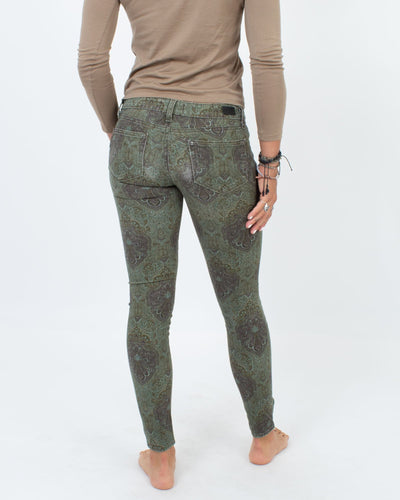 Paige Clothing XS | US 24 Printed Skinny Jeans