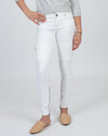 Paige Clothing XS | US 24 White Moto Skinny Jeans