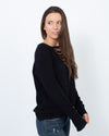 Pam & Gela Clothing XS Lace Up Long Sleeve