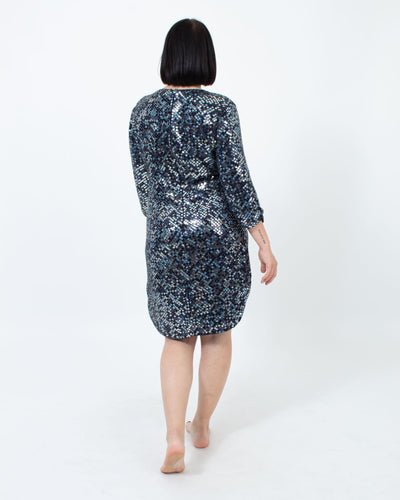 Parker Clothing Large | US 10 Sequined Shift Dress