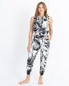 Parker Clothing Small Sleeveless Printed Jumpsuit