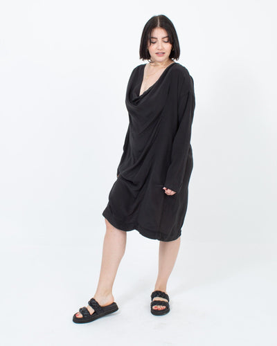 Pas De Calais Clothing Large Long Sleeve Shift Dress