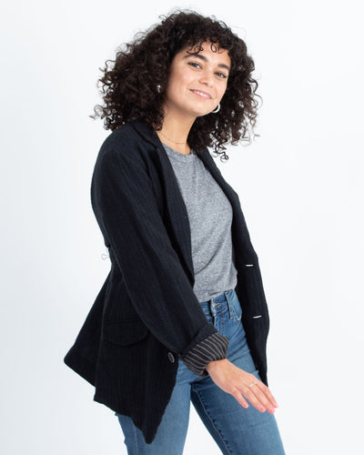 Pas De Calais Clothing Medium Casual Navy Blazer