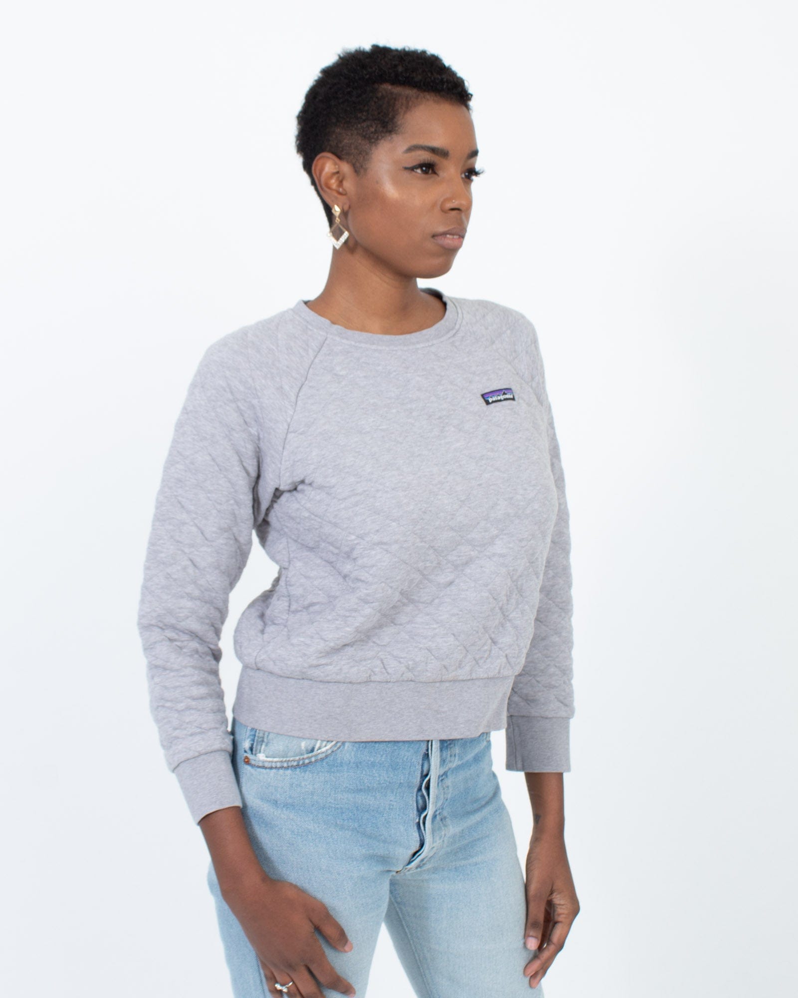 Patagonia Clothing Small Quilted Pullover Sweater