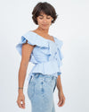Petersyn Clothing Small Striped Ruffle Blouse