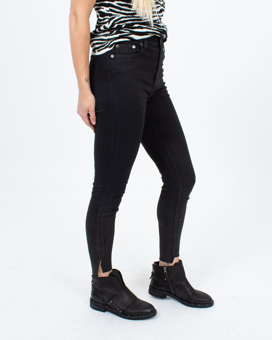 Pistola Clothing Small | US 26 Black Skinny jeans