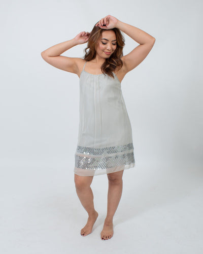 Poleci Clothing XS | US 0 Lightweight Silk Mini Dress