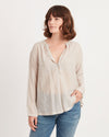 Pomandère Clothing Medium | US 6 I IT 42 Semi-Sheer Long Sleeve Blouse