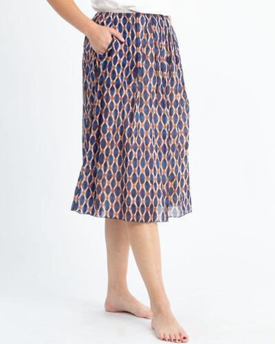 Pomandère Clothing XS | US 2 Printed A-Line Skirt
