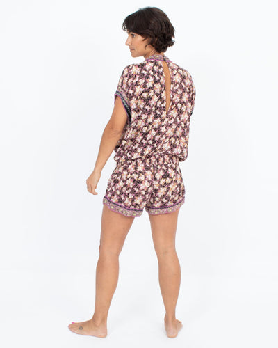 Poupette St Barth Clothing Small Printed Romper
