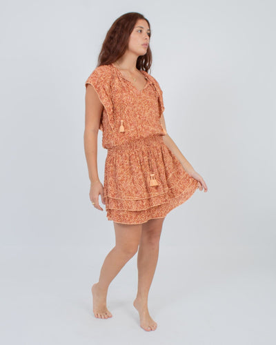 Poupette St Barth Clothing Small Printed Short Sleeve Dress