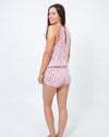 Poupette St Barth Clothing Small Printed V-Neck Romper