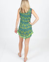 Poupette St Barth Clothing Small Silk Fringe Trim Mini Dress