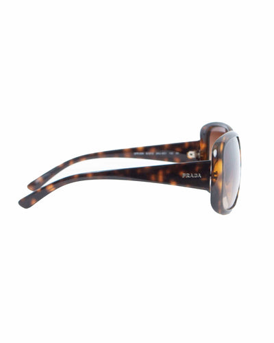 Prada Accessories One Size Brown Square Sunglasses