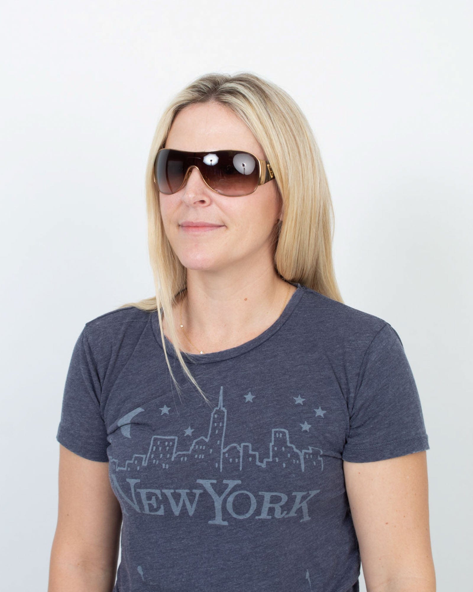 Prada Accessories One Size Prada Amber and Tortoise Shield Sunglasses