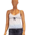 Prada Clothing Small Sheer White Tank
