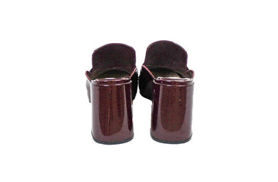 Prada Shoes Medium | US 8.5 I IT 38.5 Patent Block Heel Mules
