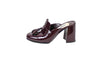 Prada Shoes Medium | US 8.5 I IT 38.5 Patent Block Heel Mules