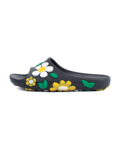 Prada Shoes Medium | US 8 I IT 38 Rubber Flower Slide Sandal
