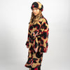 PUMA Clothing Small "Madison" Faux Fur Coat with Matching Beanie